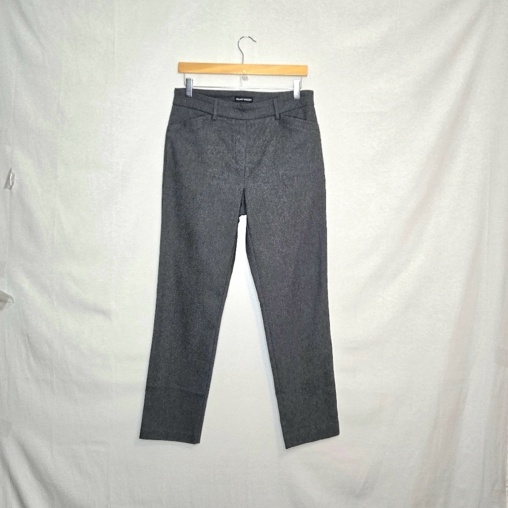 Hilary Radley Pull-on Pants. Gray/brown. Size Medium.
